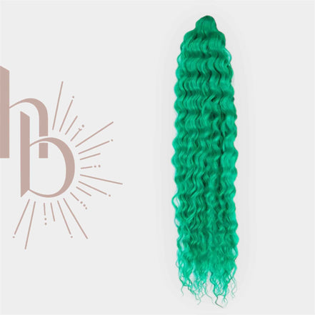 Invlecht haar krullend groen - De haarboetiek