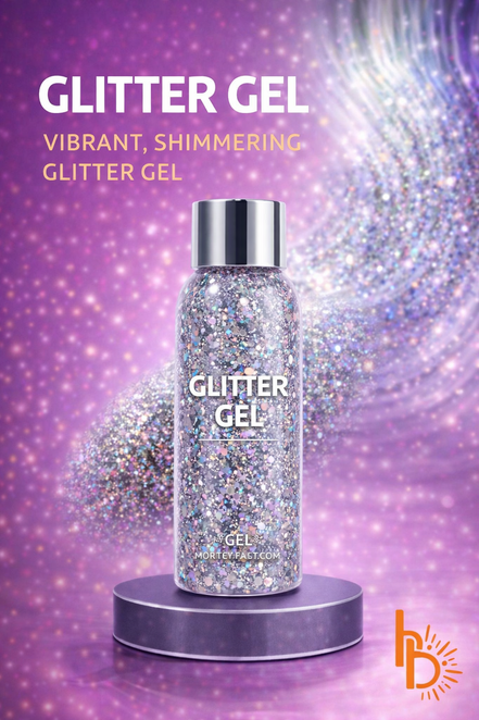 Premium glitter gel zilver | De haarboetiek