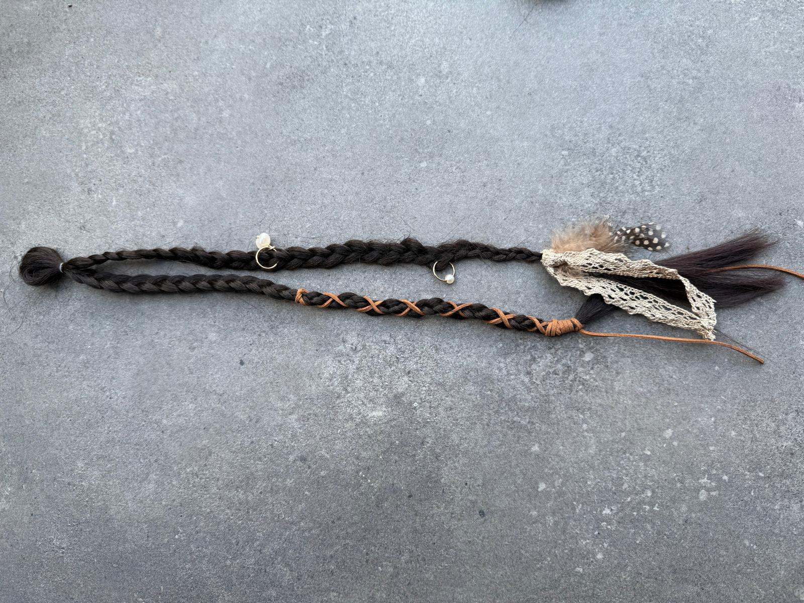 Ibiza braid dubble zwart
