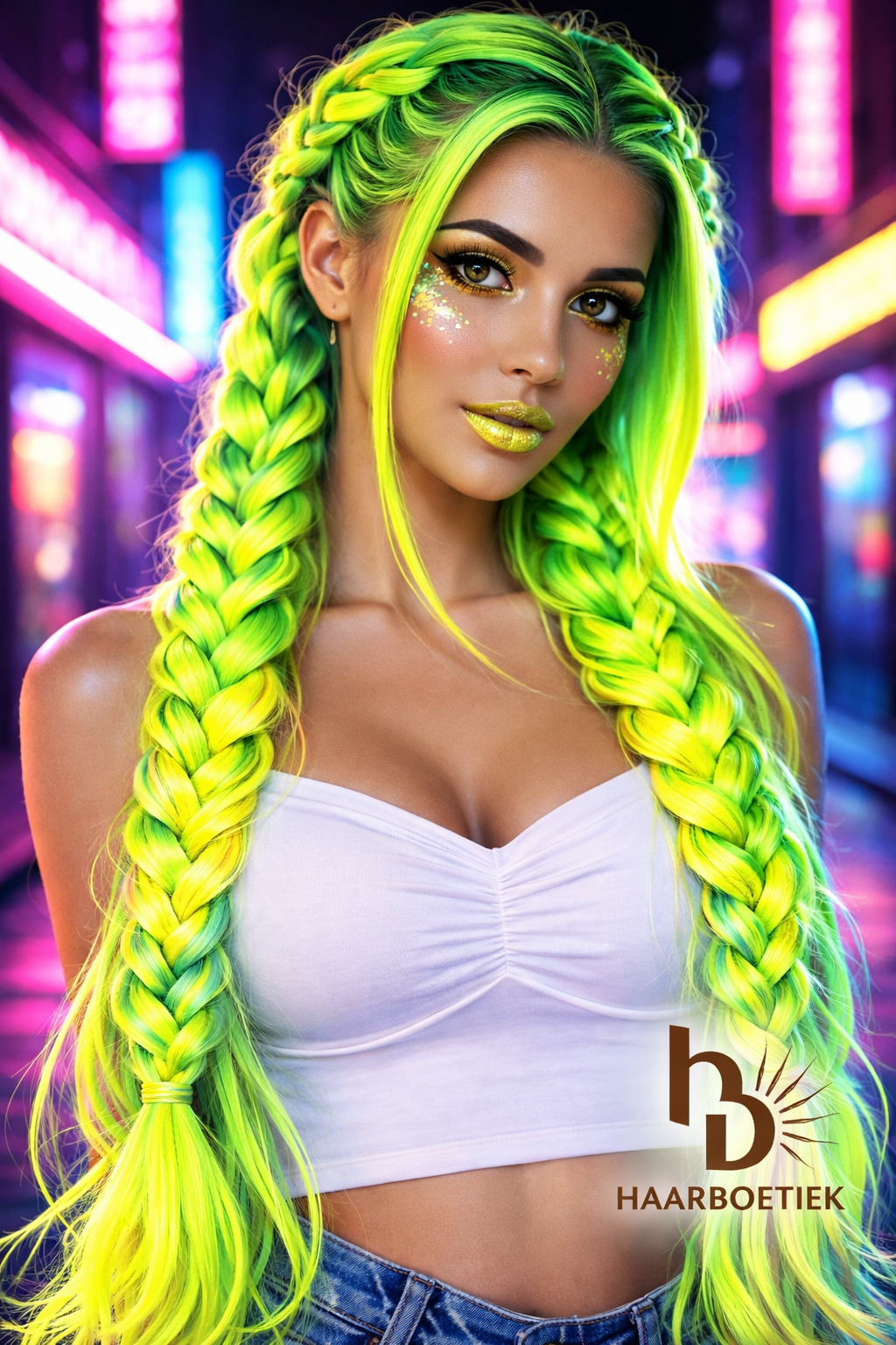 Invlecht haar yellow | De haarboetiek