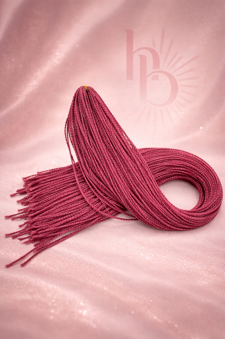 Premium braid invlecht haar rood - De haarboetiek