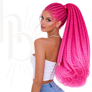 Invlecht haar roze bundel deal - De HaarBoetiek
