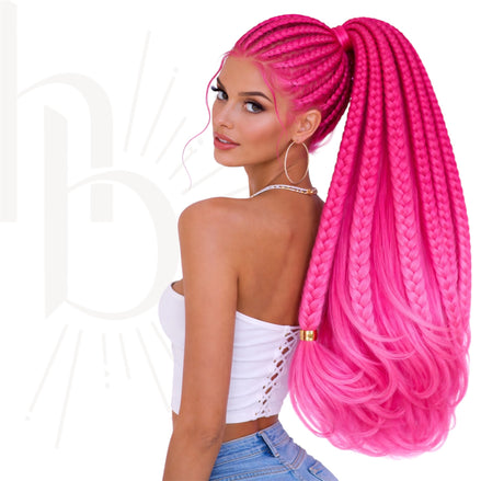Invlecht haar roze bundel deal - De HaarBoetiek