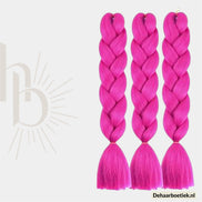 Bundel deal invlecht haar roze – foto 2 - De HaarBoetiek