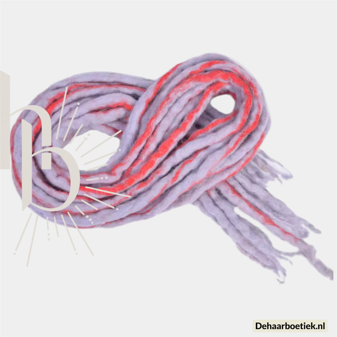 Dreadlock mix oranje - wit | De haarboetiek groot in Dreads