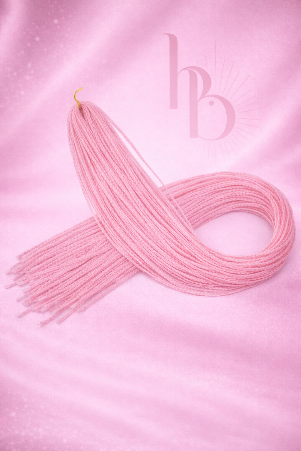 Premium braid licht roze invlecht haar - De haarboetiek