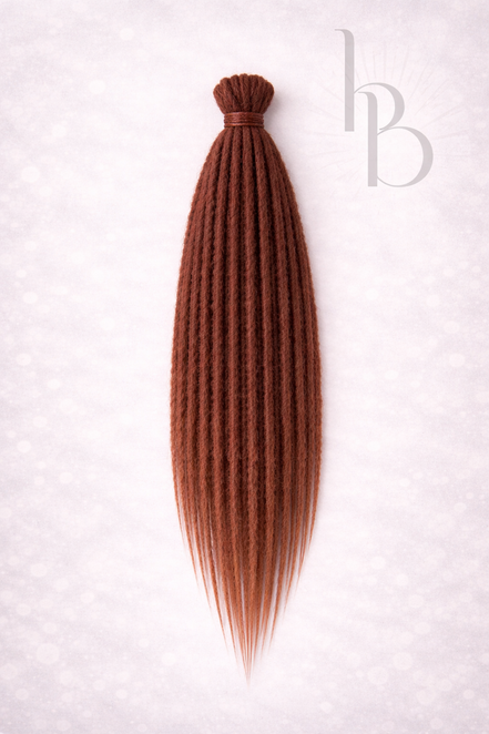 Premium dreadlock set kastanje bruin - De haarboetiek