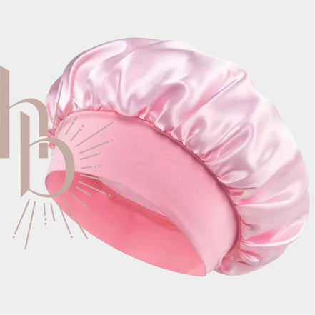 Premium slaapmuts licht roze - De haarboetiek alles voor gezond haar