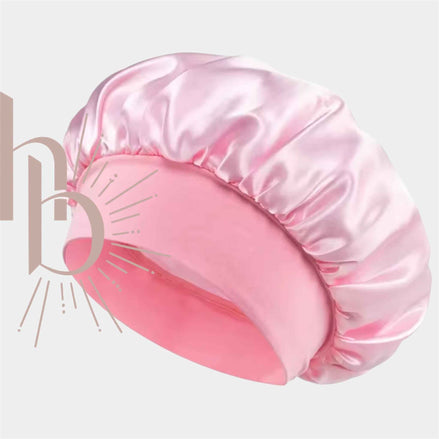 Premium slaapmuts licht roze - De haarboetiek alles voor gezond haar