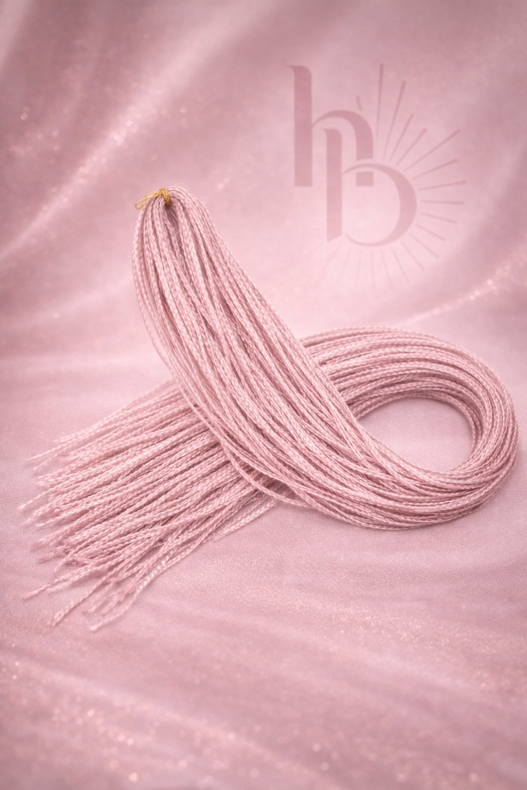 Premium braid invlecht haar oud roze - De HaarBoetiek