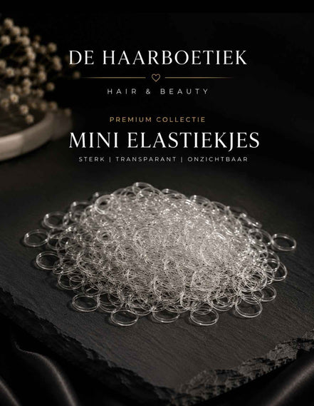Mini elastiekjes transparant
