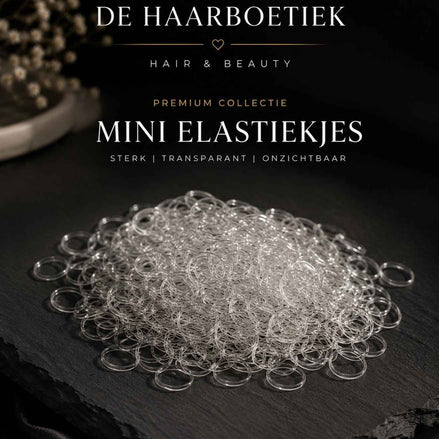 Mini elastiekjes transparant