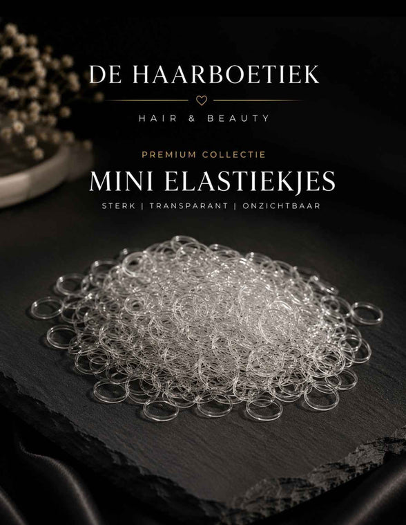 Mini elastiekjes transparant
