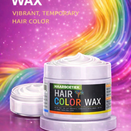 Haar wax wit voor tijdelijke witte haarkleur en styling Halloween feestlooks - De HaarBoetiek