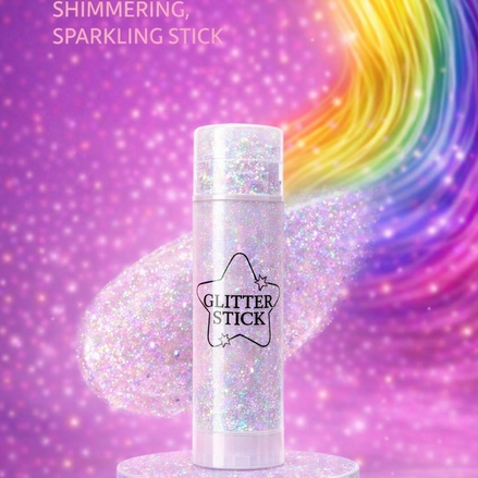 Premium glitter stick iridescent voor haar en lichaam festival makeup - De HaarBoetiek