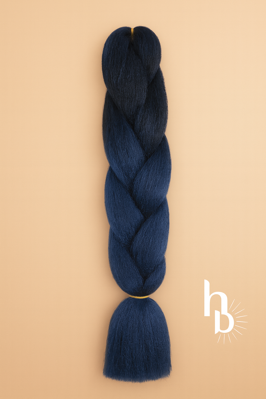 Invlecht Haar Zwart Blauw 60cm - De HaarBoetiek