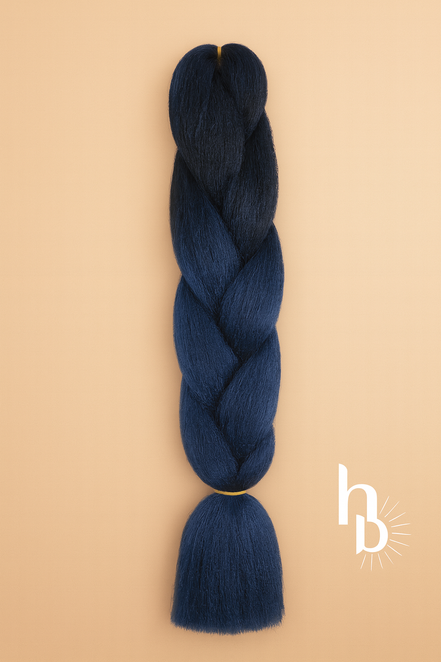 Invlecht haar zwart - blauw | De haarboetiek.nl