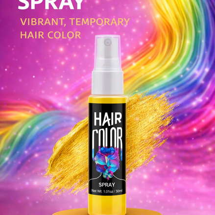 Haar spray goud voor tijdelijke gouden haarkleur glamour en feestlooks - De HaarBoetiek