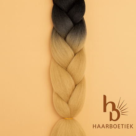Invlecht haar blond-zwart - De HaarBoetiek