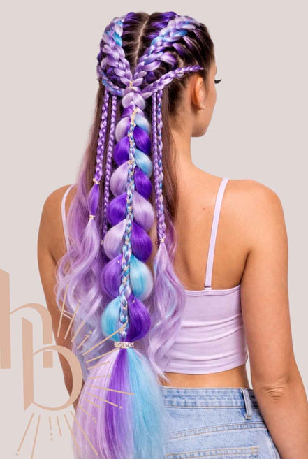 Premium bundel invlecht haar mermaid - De haarboetiek