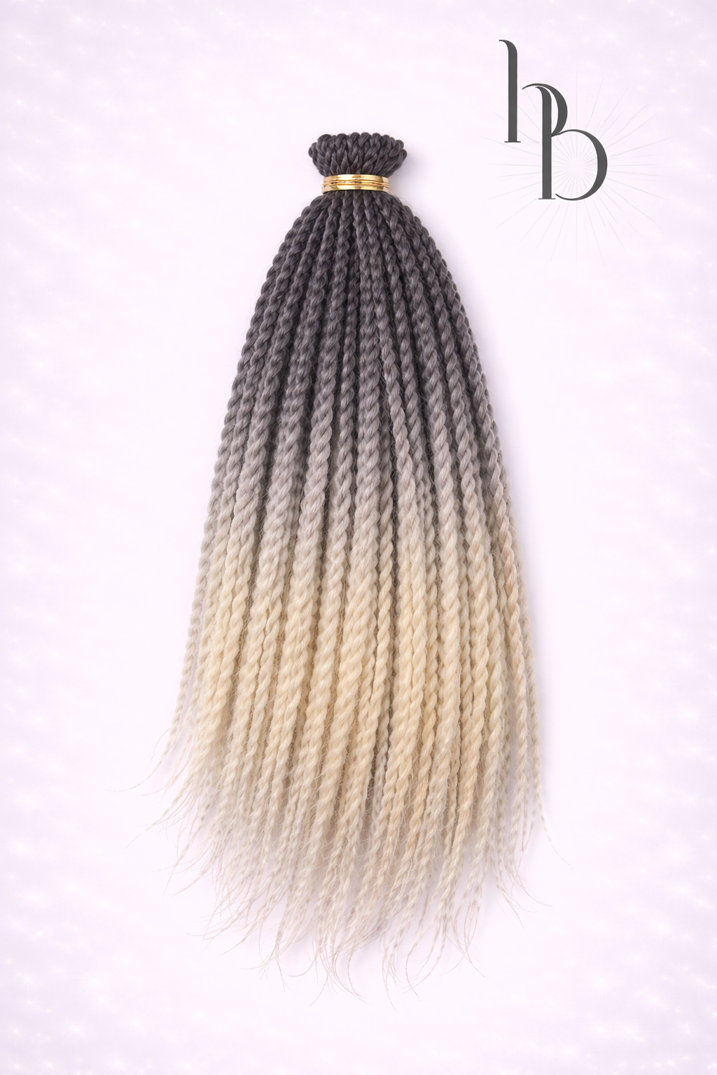 Premium dreadlocks set twist grijs - Blond - De haarboetiek