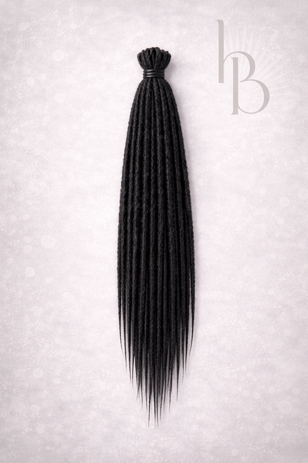 dreadlocks set zwart - de haarboetiek 