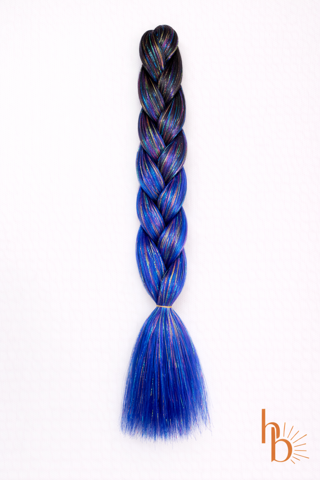Premium shine invlecht haar zwart - blauw | De haarboetiek