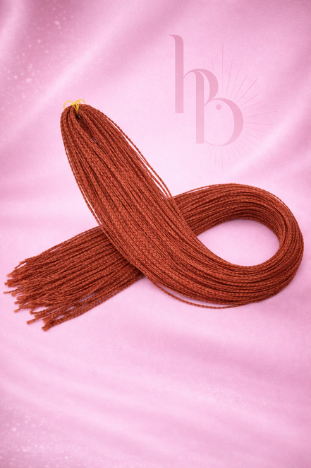 Premium invlecht haar rood braid - De haarboetiek