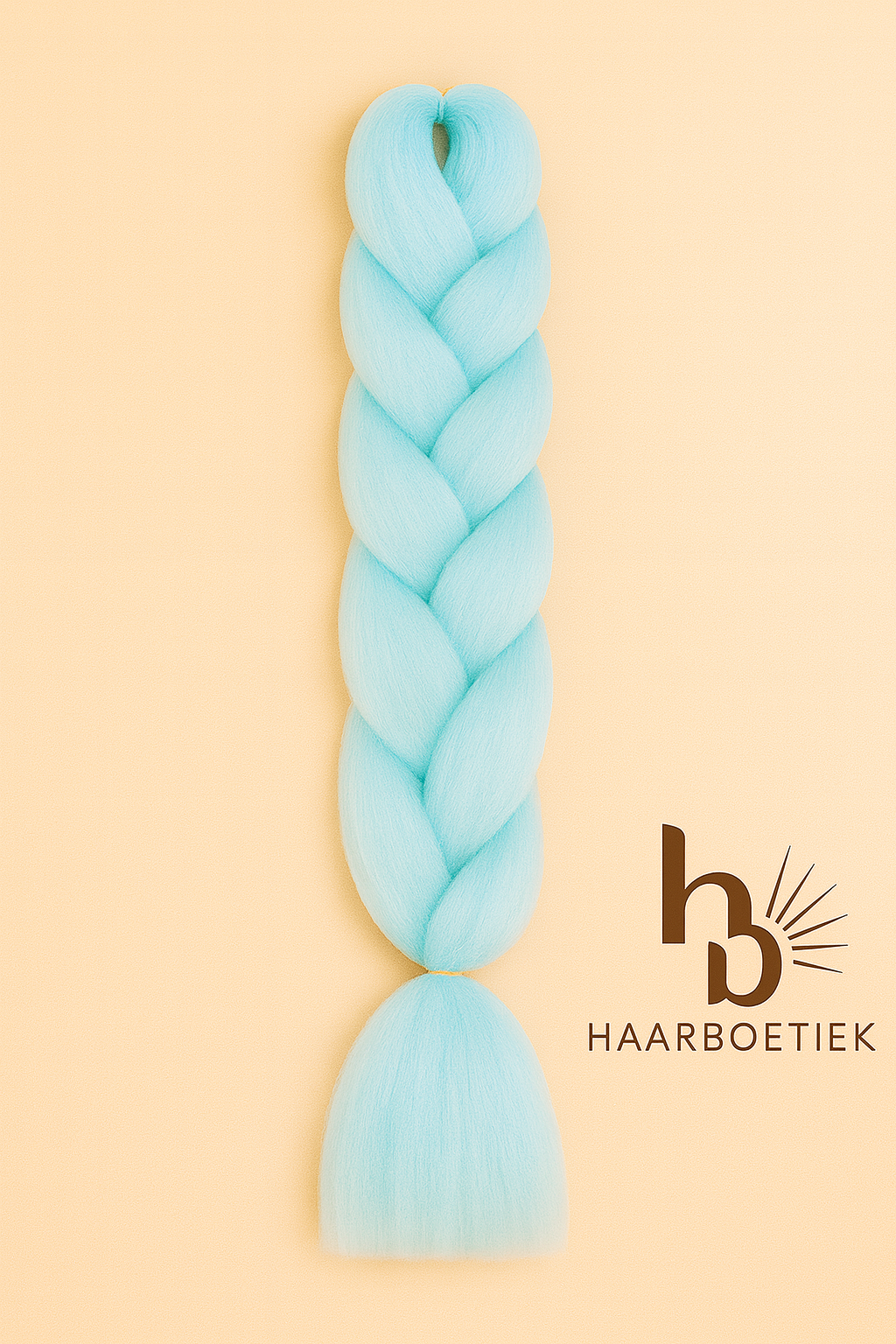 Invlecht haar licht blauw - De HaarBoetiek