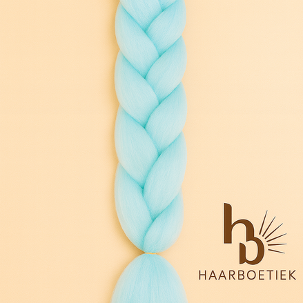 Invlecht haar licht blauw - De HaarBoetiek