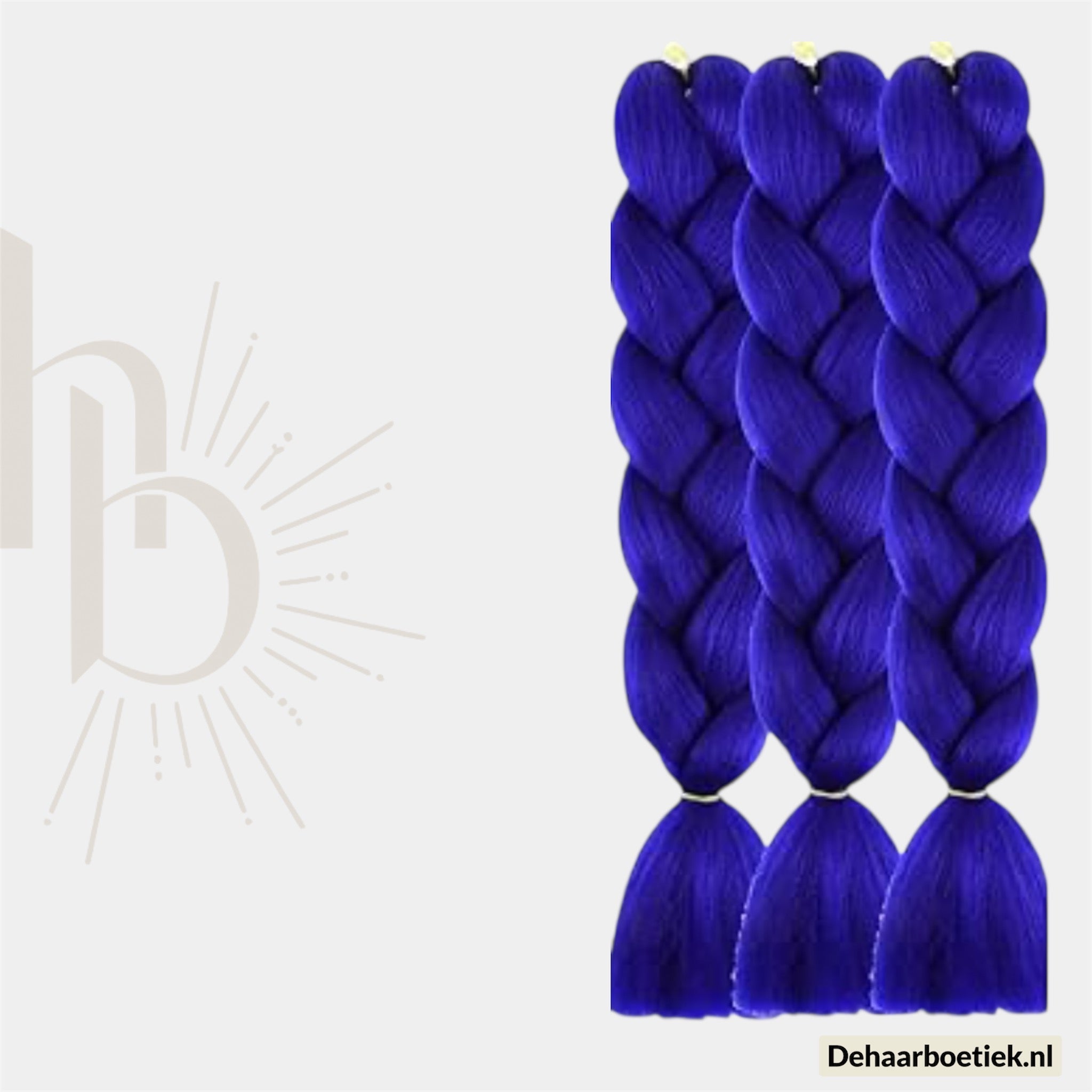 Braid invlecht haar pakket royal blauw | De haarboetiek