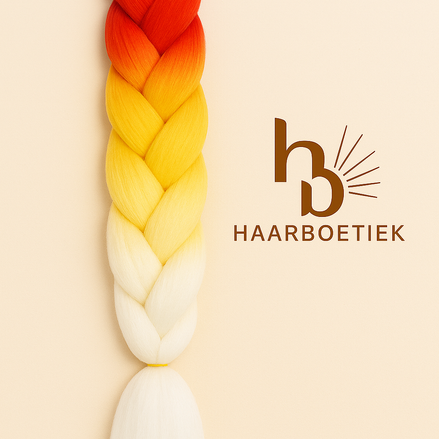 Invlecht haar rood-geel - De HaarBoetiek
