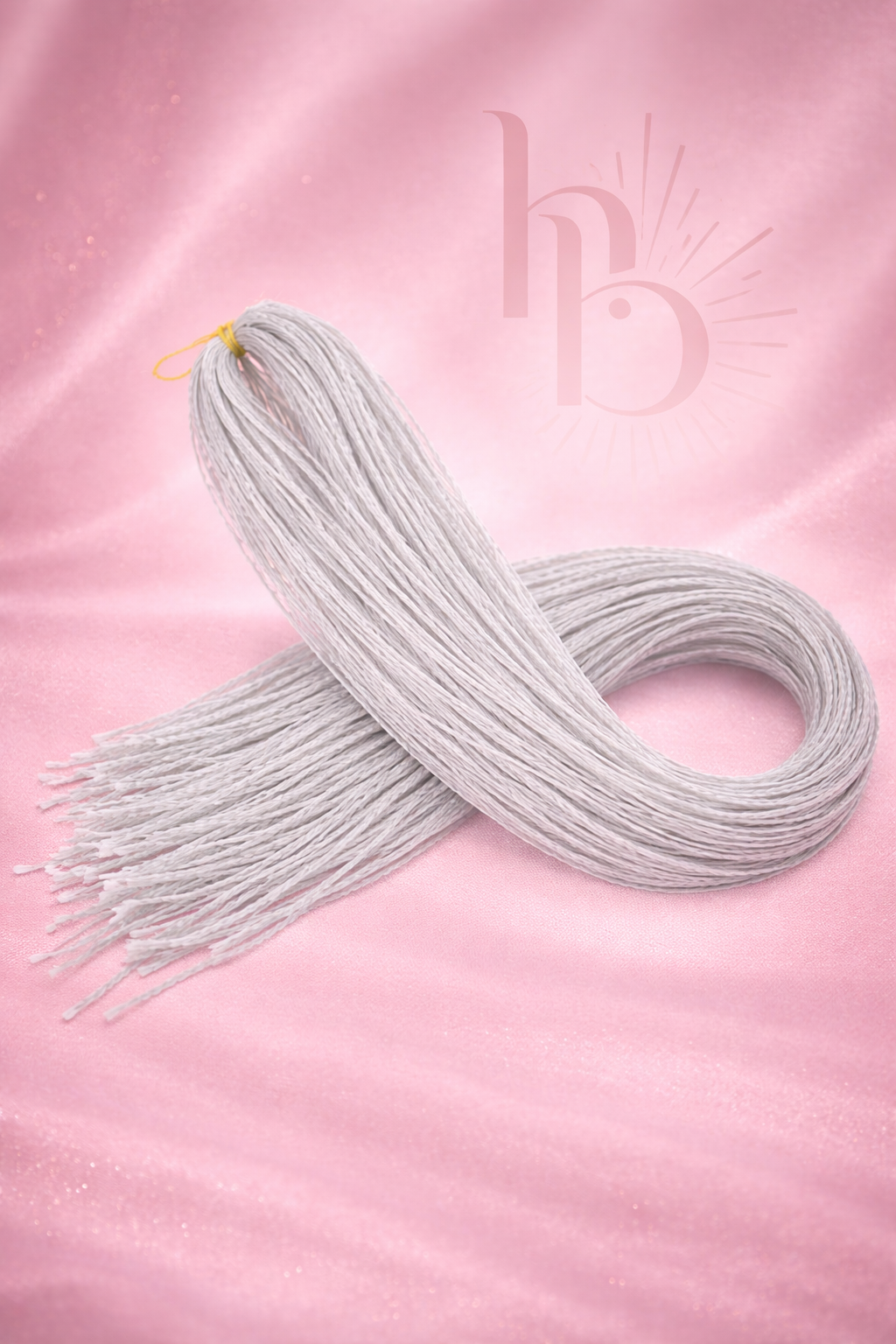 Premium braid invlecht haar licht grijs - de haarboetiek