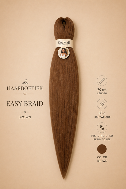 Easy braid bruin