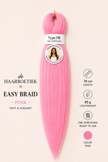 Easy braid soft pink