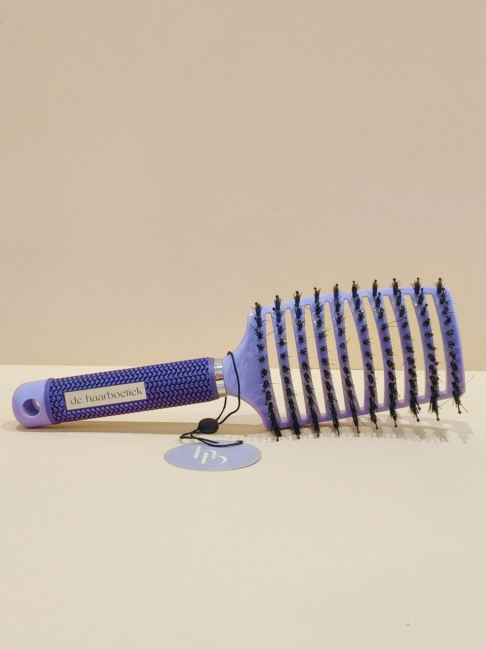 HaarBoetiek Brush Paars – Professionele Uitkamborstel voor Weave en Extensions