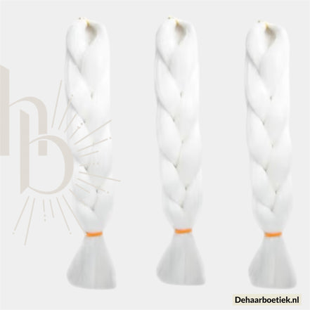 Bundel deal invlecht haar wit 3x | De haarboetiek Uw haarspecialist