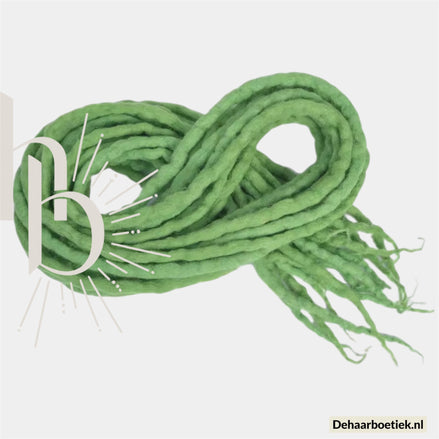 Dreadlocks licht groen 50 CM | De haarboetiek groot in dreads
