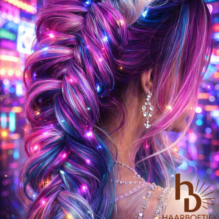 Haar lichtjes Twinkle - Flexibele LED lichtjes | Roze
