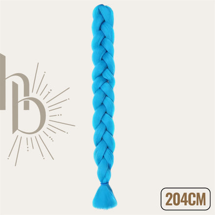 Invlecht haar aqua blauw extreme 204cm - De HaarBoetiek
