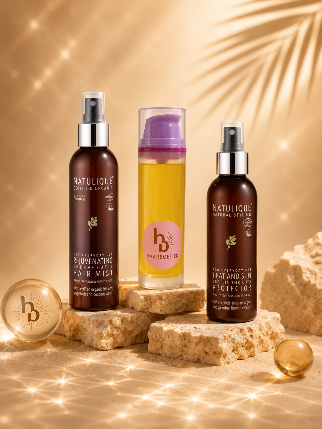 Beach Glow Kit | Hair Mist, Haar Olie & Heat and Sun Protector