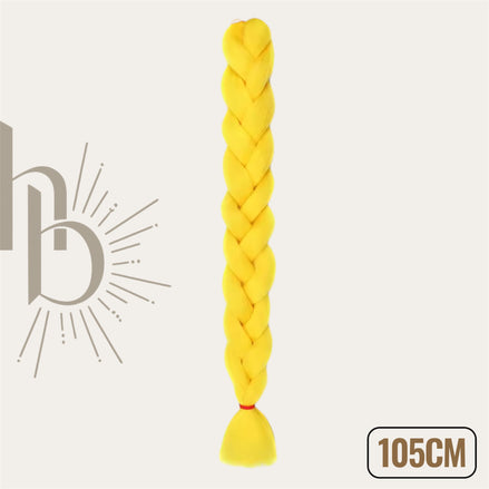 Invlecht haar geel 105cm - De HaarBoetiek