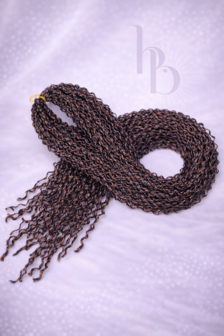 invlecht haar bruin - mix 
