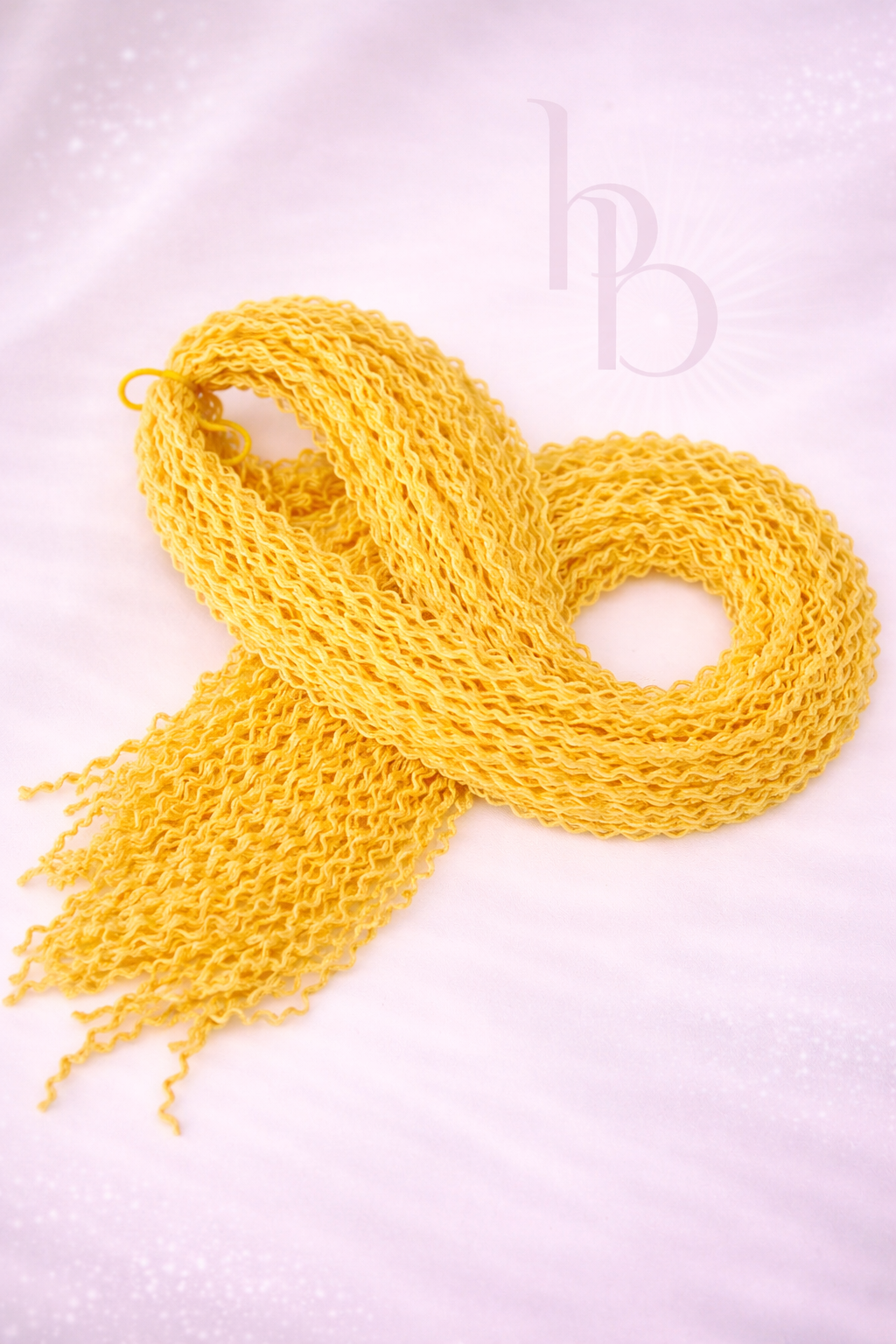 Premium invlecht haar wave geel - De haarboetiek Zeeland