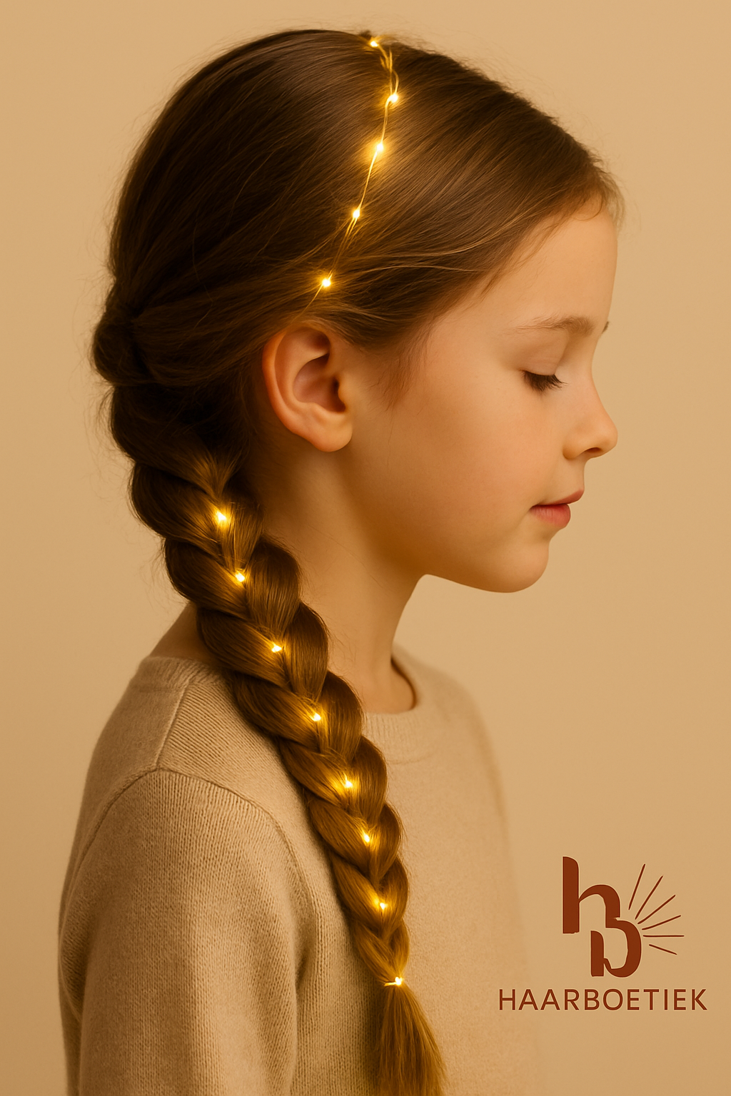 Haar lichtjes goud - Flexibele led haar lichtjes