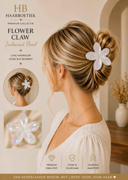 Summer bloem klem shine wit