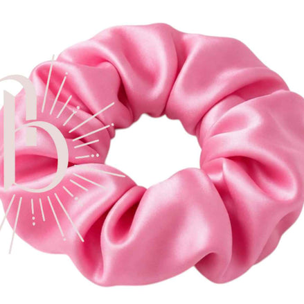 Srunchie satijn Candy roze - 6.5 cm