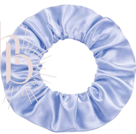 Scrunchie lila - blauw | satijn -