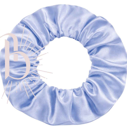 Scrunchie lila - blauw | satijn -