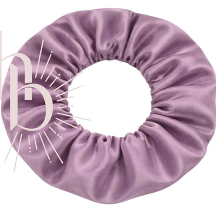 Srunchie Rose paars - satijn XL